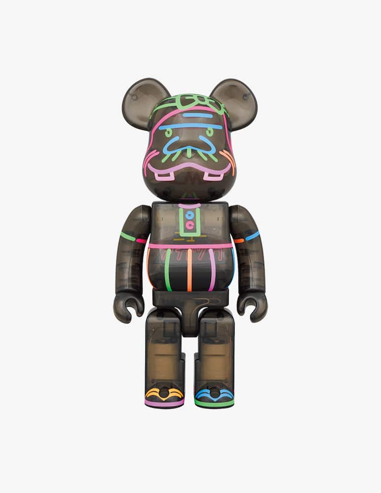 rinascente Medicom Toy Bearbrick 400% New Akatsuka Bakabon's Papa w/ light 2-pack