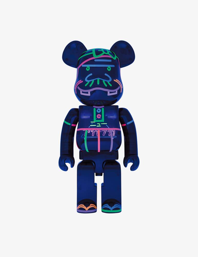 rinascente Medicom Toy Bearbrick 400% New Akatsuka Bakabon's Papa w/ light 2-pack