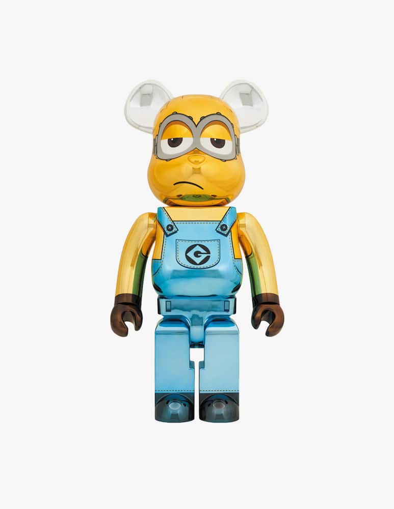 Medicom Toy Bearbrick 1000% Minions Kevin Chrome Vers - immagine 1 Medicom Toy Bearbrick 1000% Minions Kevin Chrome Vers - immagine 1