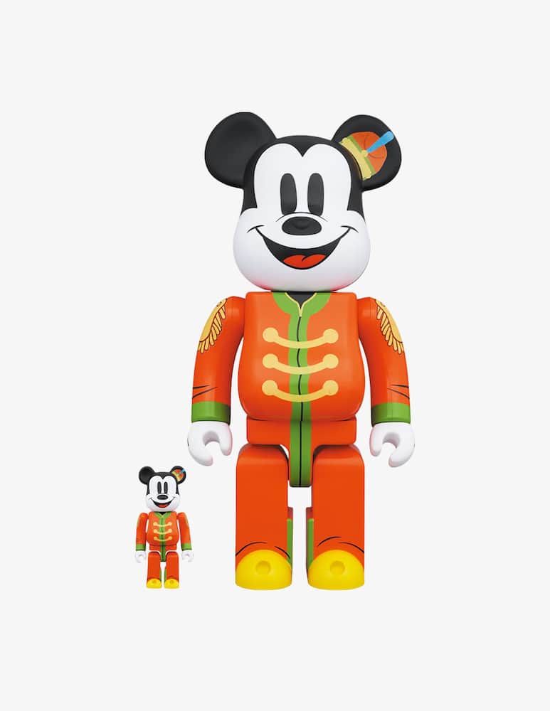 rinascente Medicom Toy Bearbrick 100% 400% Mickey Mouse Band Concert 2-pack