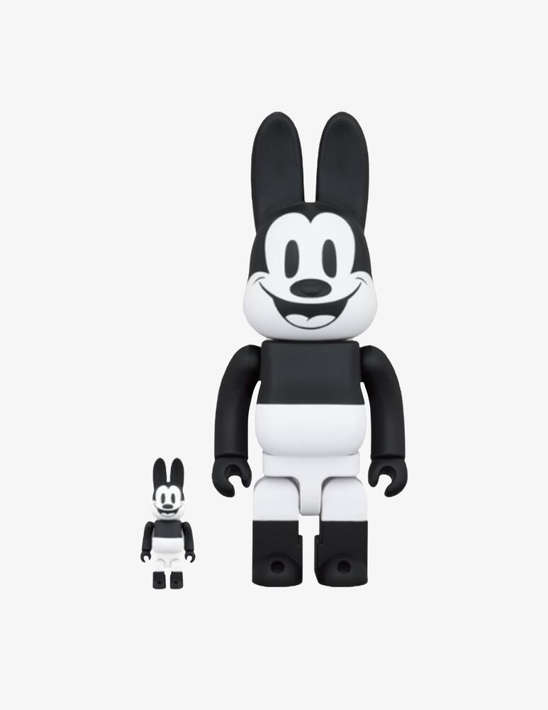 rinascente Medicom Toy Rabbrick 100% 400% Oswald The Lucky Rabbit 2-pack