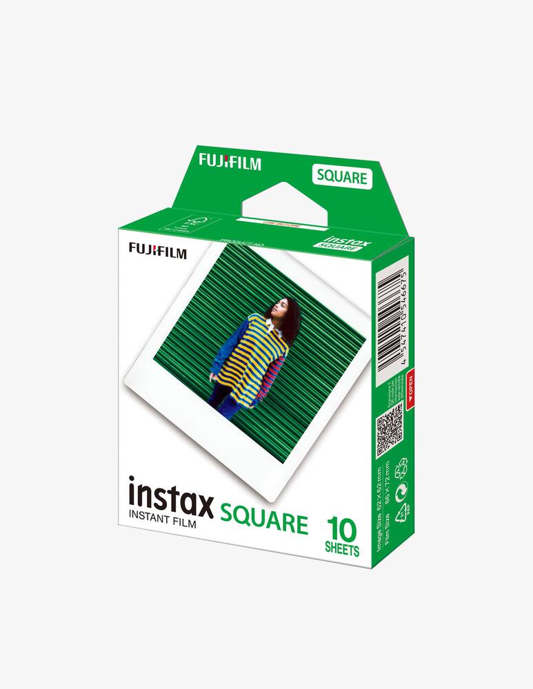 rinascente Fujifilm Square Film Instant Film Square Format10 Sheets Photo  White Border