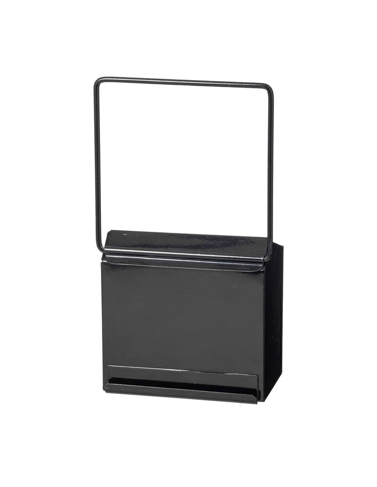 rinascente Puebco Cassetta Portautensili Grande Da Appendere Nera - Nero