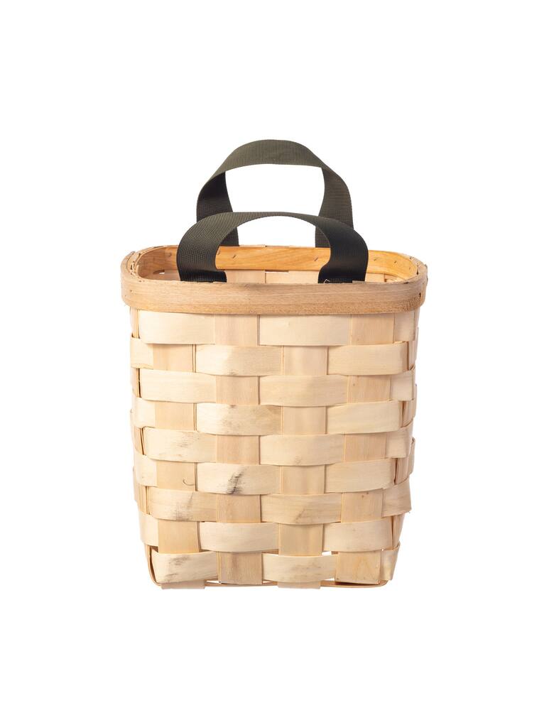 rinascente Puebco Cesto in Legno Intrecciato Naturale - Beige