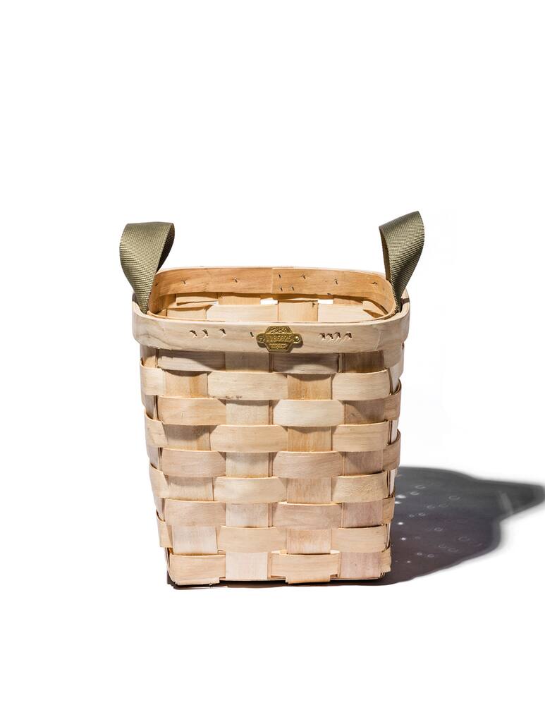 rinascente Puebco Cesto in Legno Intrecciato Naturale - Beige