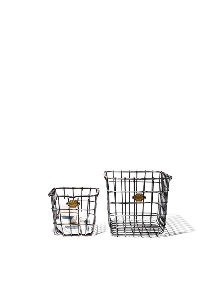 rinascente Puebco Cestini In Metallo Set 1/2 - Grigio