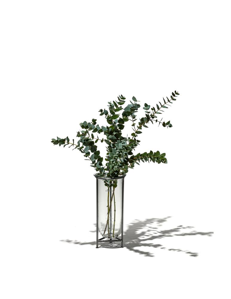 rinascente Puebco Vaso Di Vetro Con Piedistallo