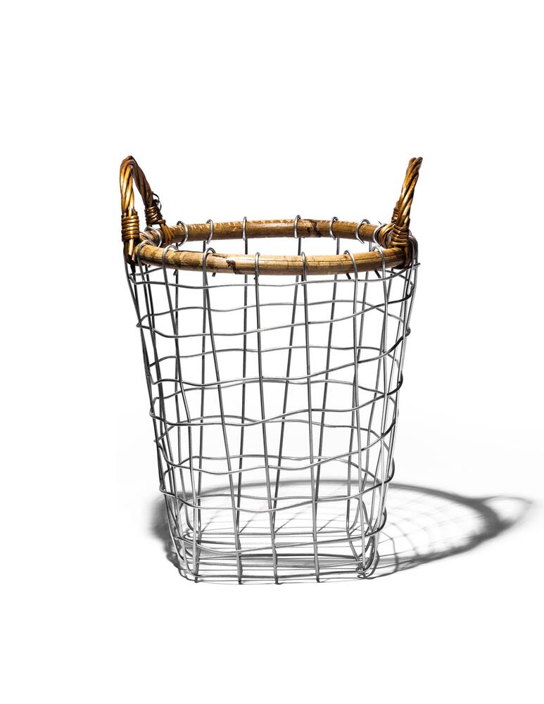 Rattan Cestino Cesto Cestino Da Picnic Cestino Rotondo Stabile In Rattan Intrecciato K1 - 001 - Foto 3