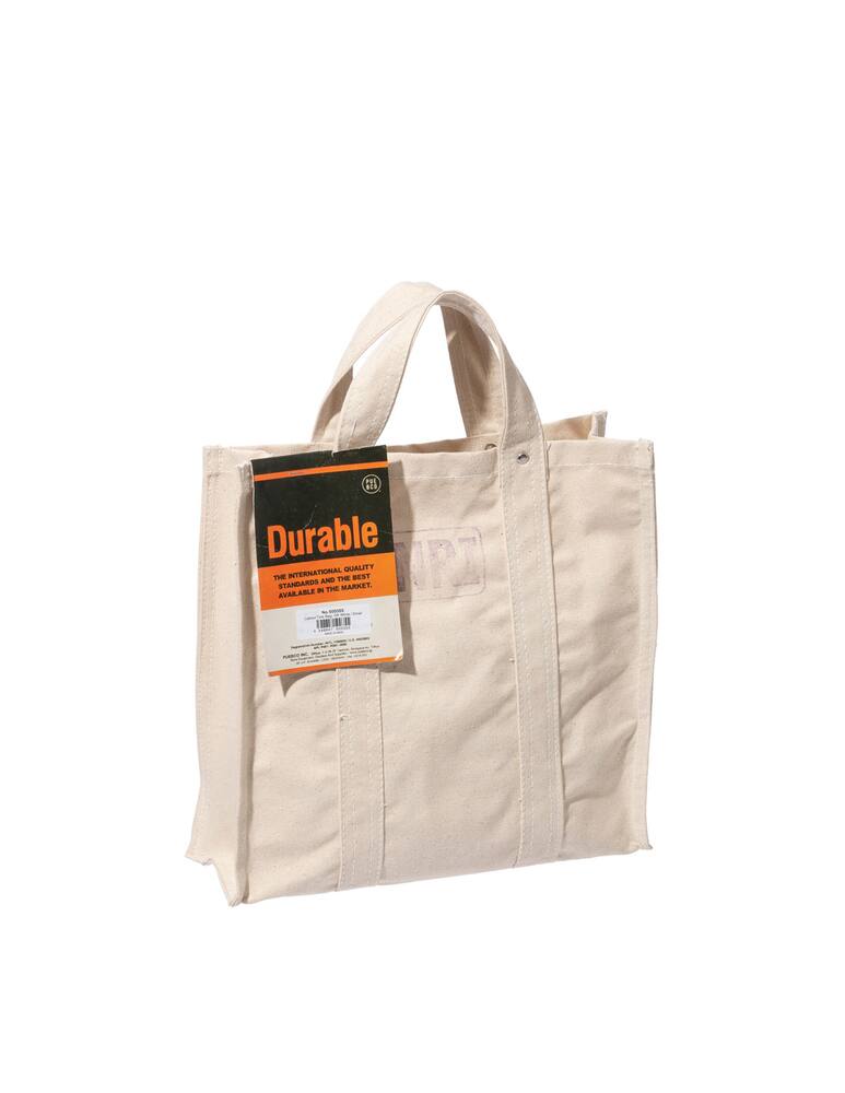 rinascente Puebco Borsa In Tela Bianca  - Piccola