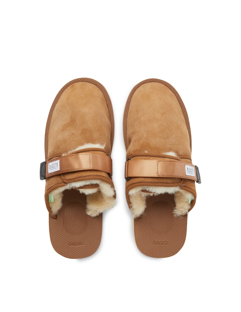 rinascente Suicoke Slipon zavo slipper int fur - Marrone