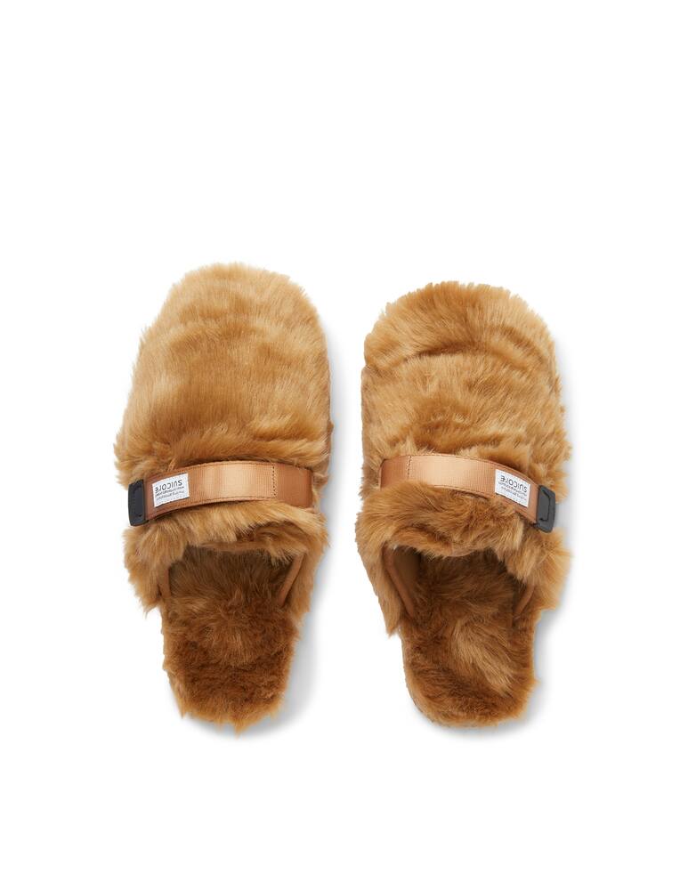 rinascente Suicoke Zavo faux fur slipper