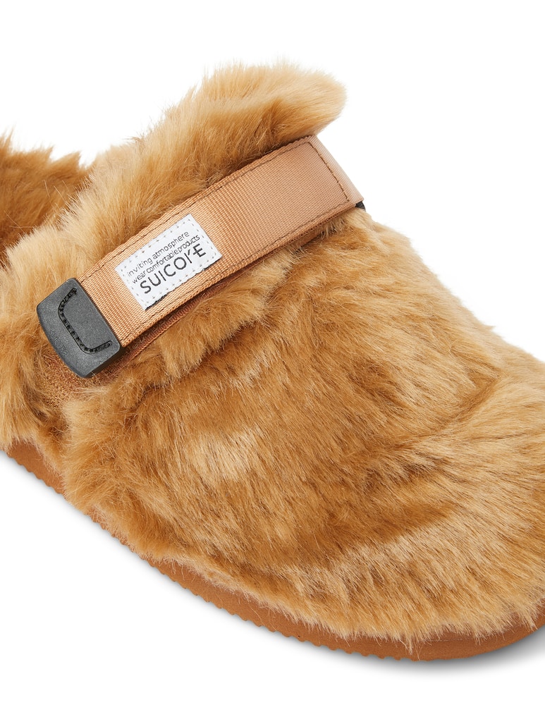 rinascente Suicoke Zavo faux fur slipper