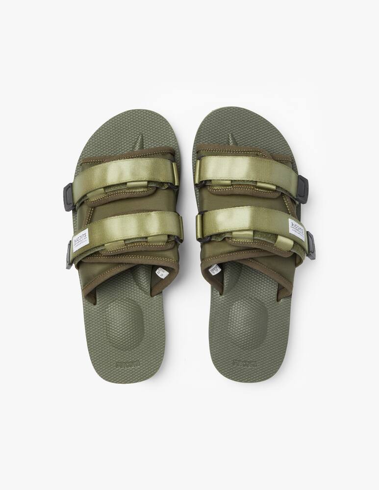 rinascente Suicoke Moto slides - olive