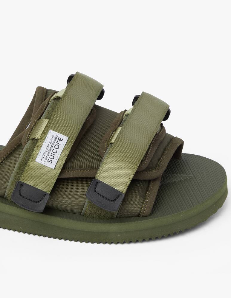 rinascente Suicoke Moto slides - olive