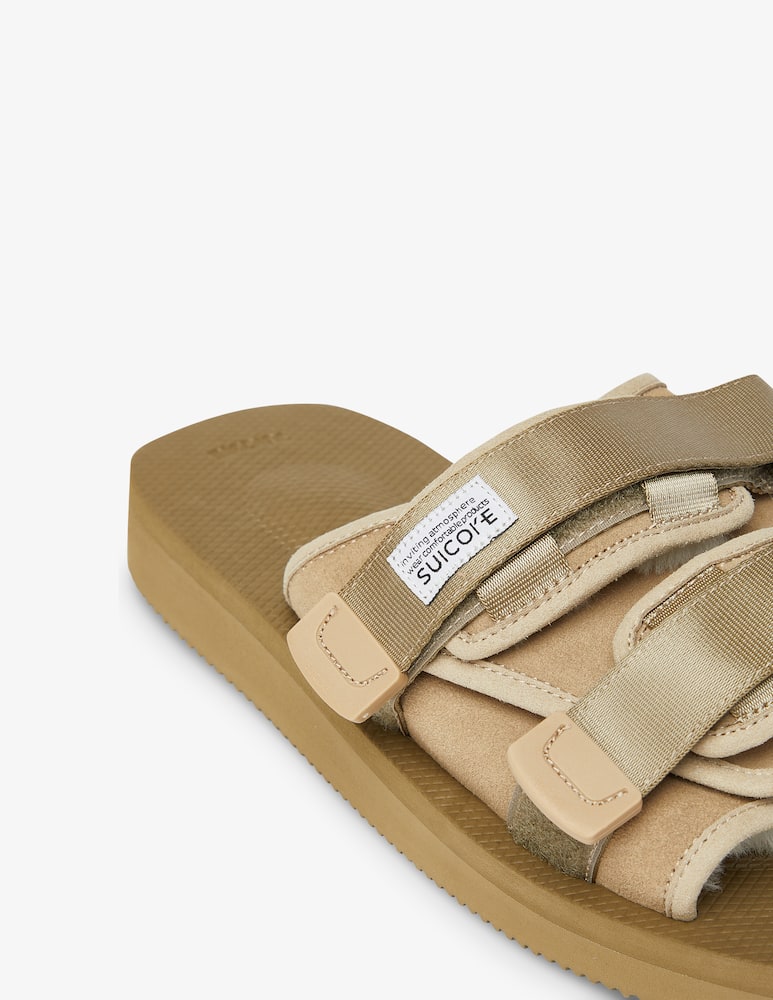 rinascente Suicoke Slipon moto fur - Marrone