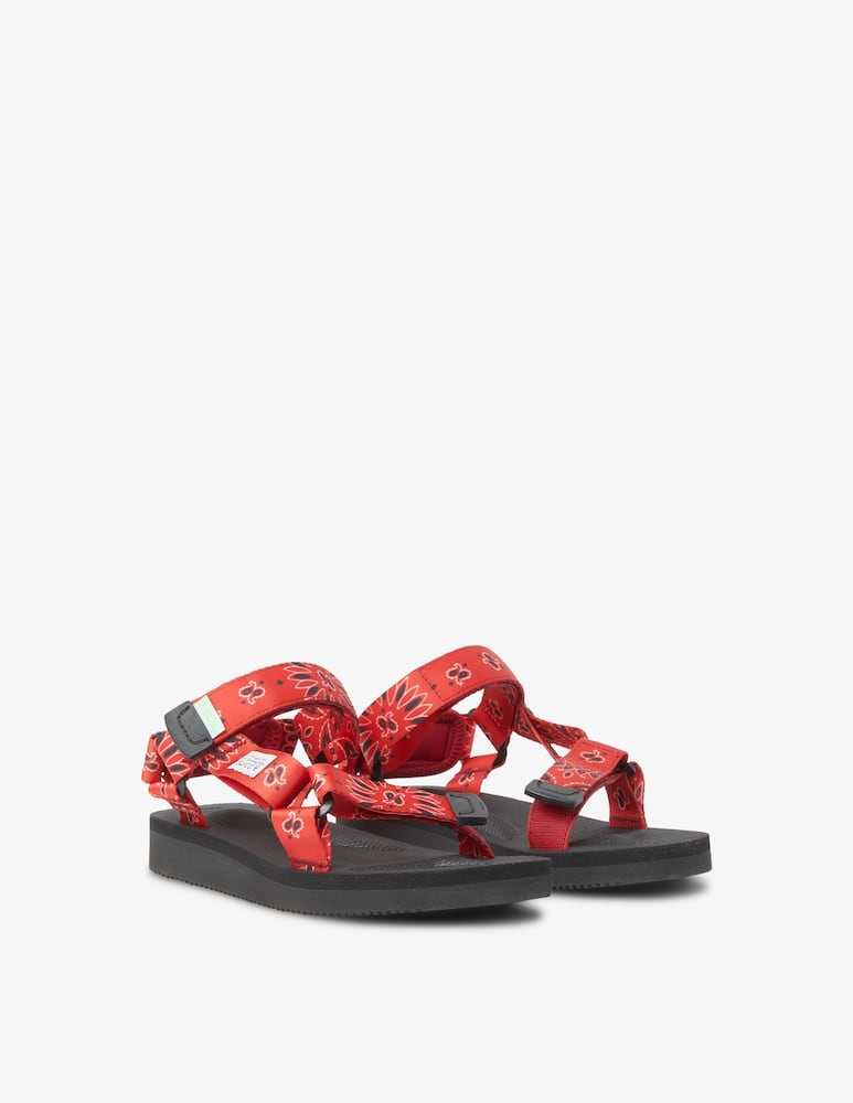 rinascente Suicoke Deba-ca flat sandals - red