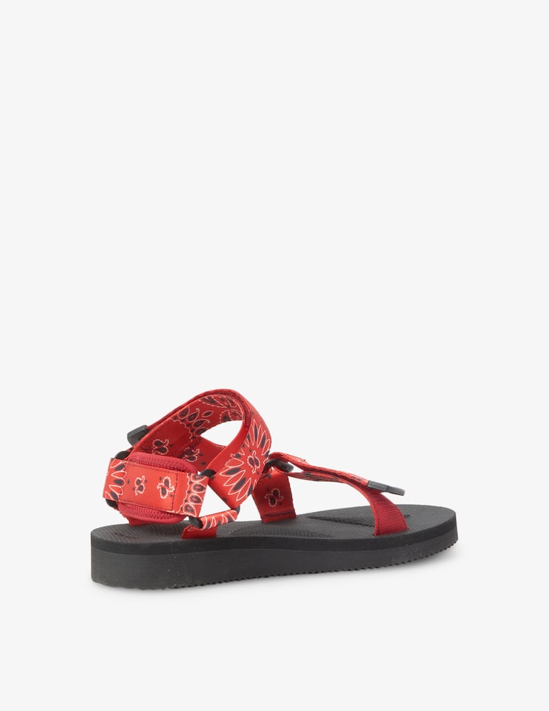 rinascente Suicoke Deba-ca flat sandals - red