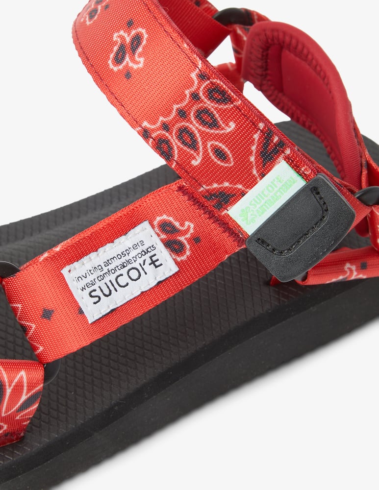 rinascente Suicoke Deba-ca flat sandals - red