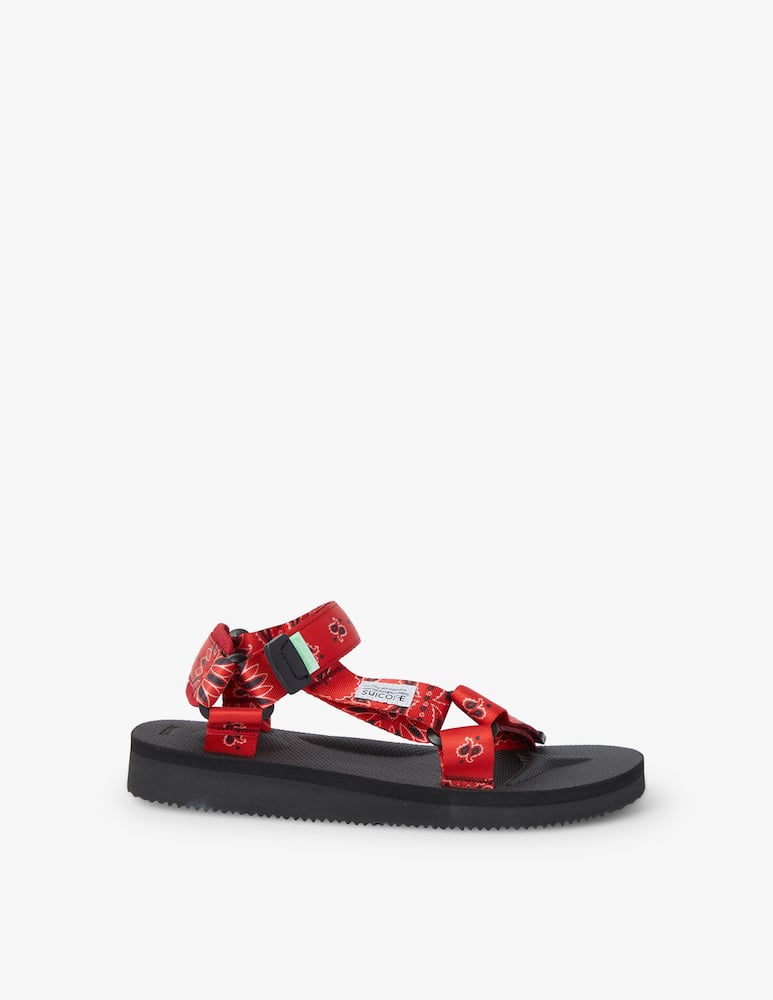 rinascente Suicoke Deba-ca flat sandals - red