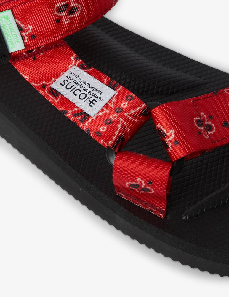 rinascente Suicoke Deba-ca flat sandals - red