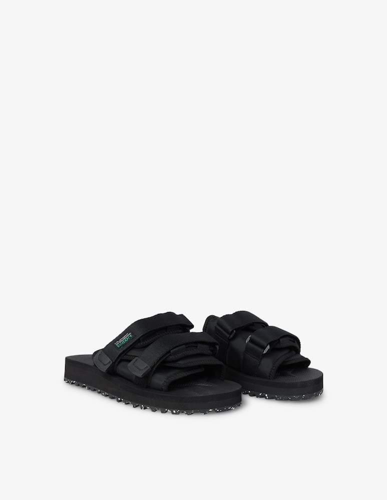 Suicoke Moto-cab flat sandals - black - picture 2