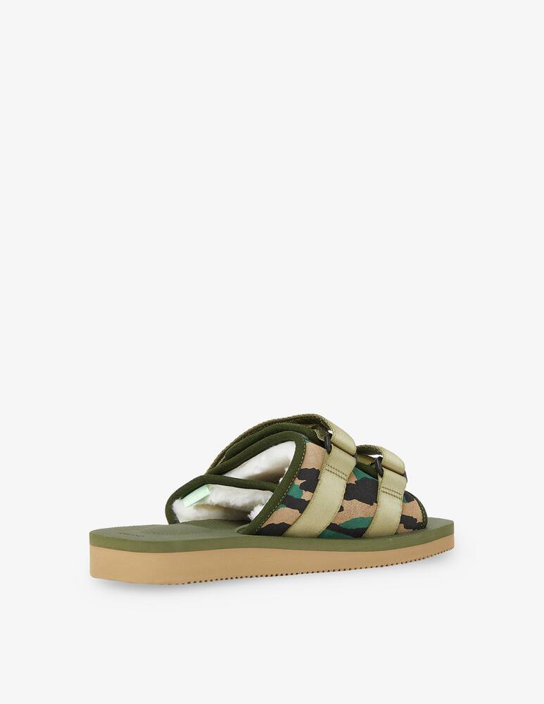rinascente Suicoke Slipon moto fur camo - Olive