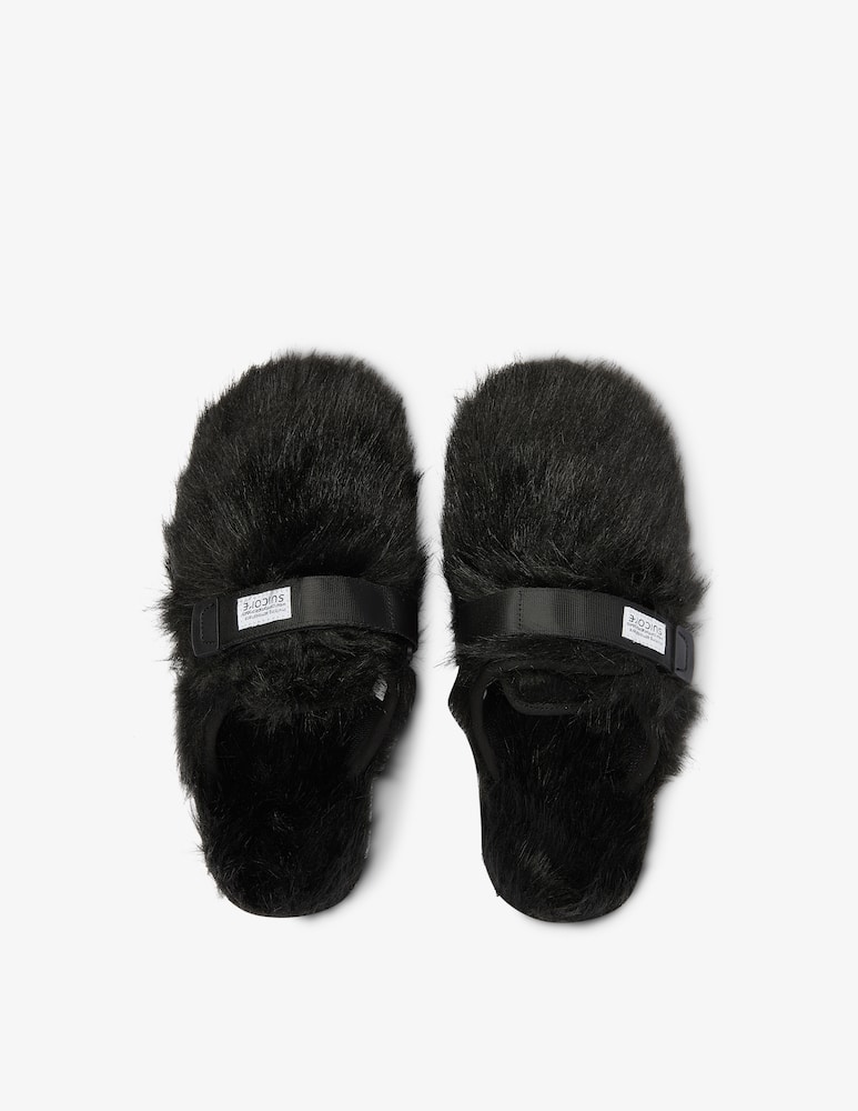 rinascente Suicoke Slipon zavo slipper est fur - Black