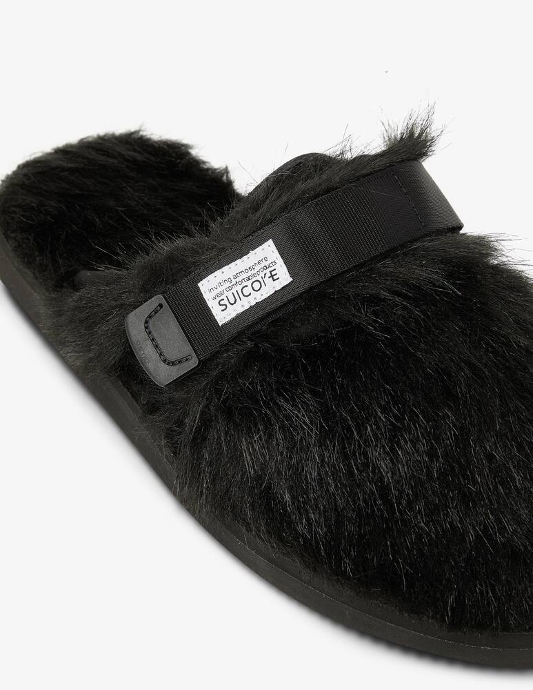 rinascente Suicoke Slipon zavo slipper est fur - Black