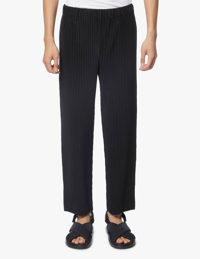 rinascente Issey Miyake Pantaloni in jersey plissettati - nero
