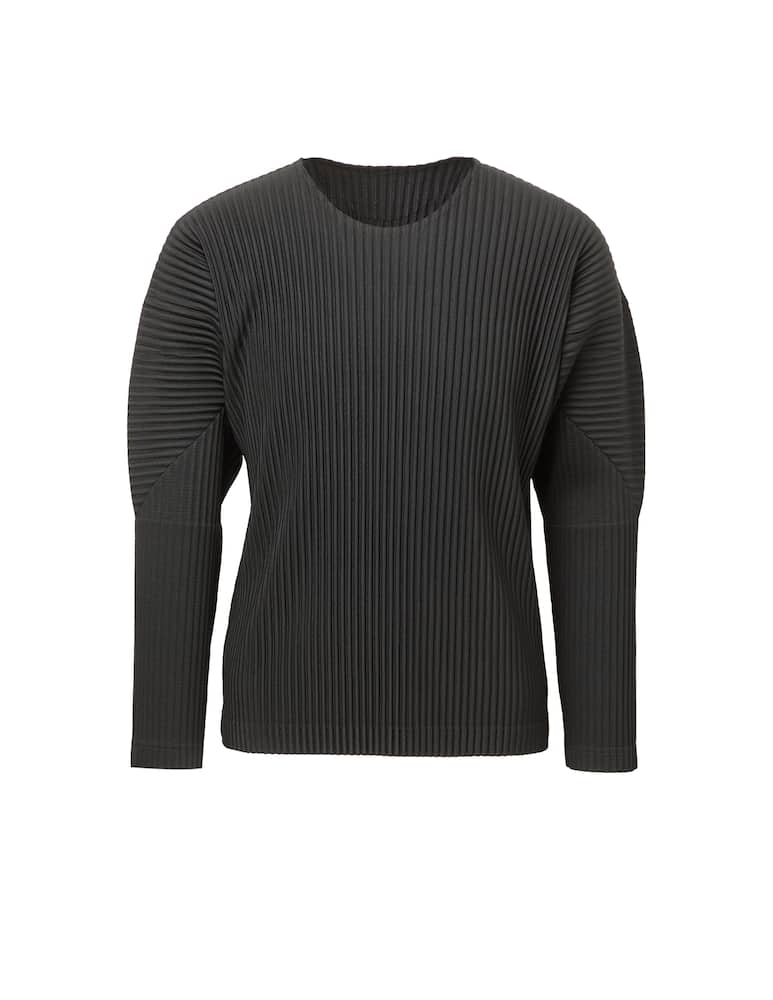 rinascente Issey Miyake Pleated basic sweater - black