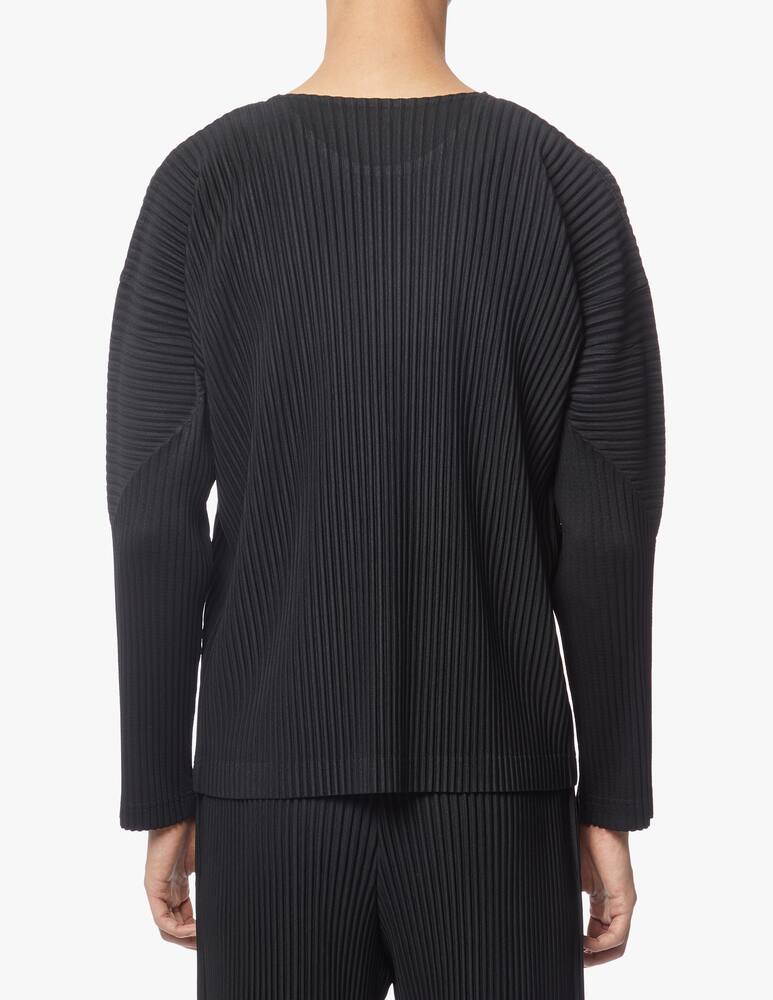 rinascente Issey Miyake Pleated basic sweater - black