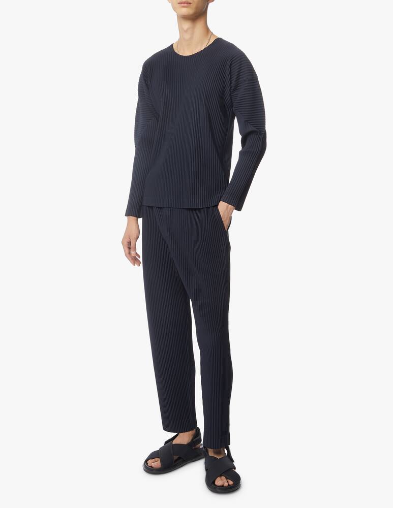 rinascente Issey Miyake Maglietta girocollo manica lunga basic plissettata