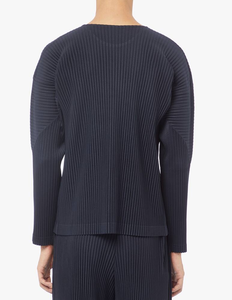 rinascente Issey Miyake Maglietta girocollo manica lunga basic plissettata