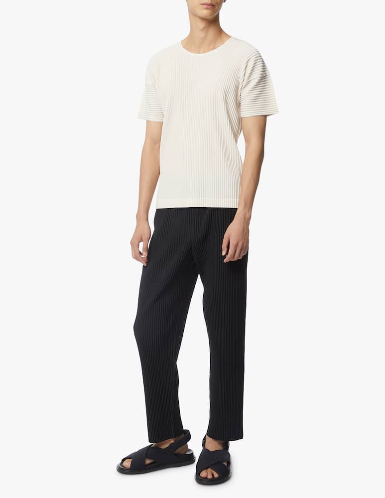 rinascente Issey Miyake Pleated april t-shirt - white