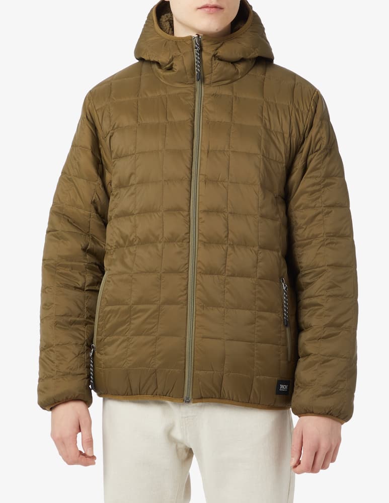 Taion Reversible downxboa hoodie - Green - picture 1 Taion Reversible downxboa hoodie - Green - picture 1