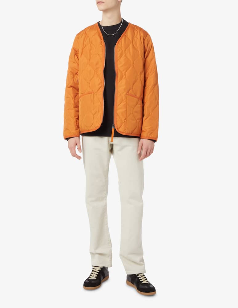rinascente Taion Military zip v-neck jacket - Orange