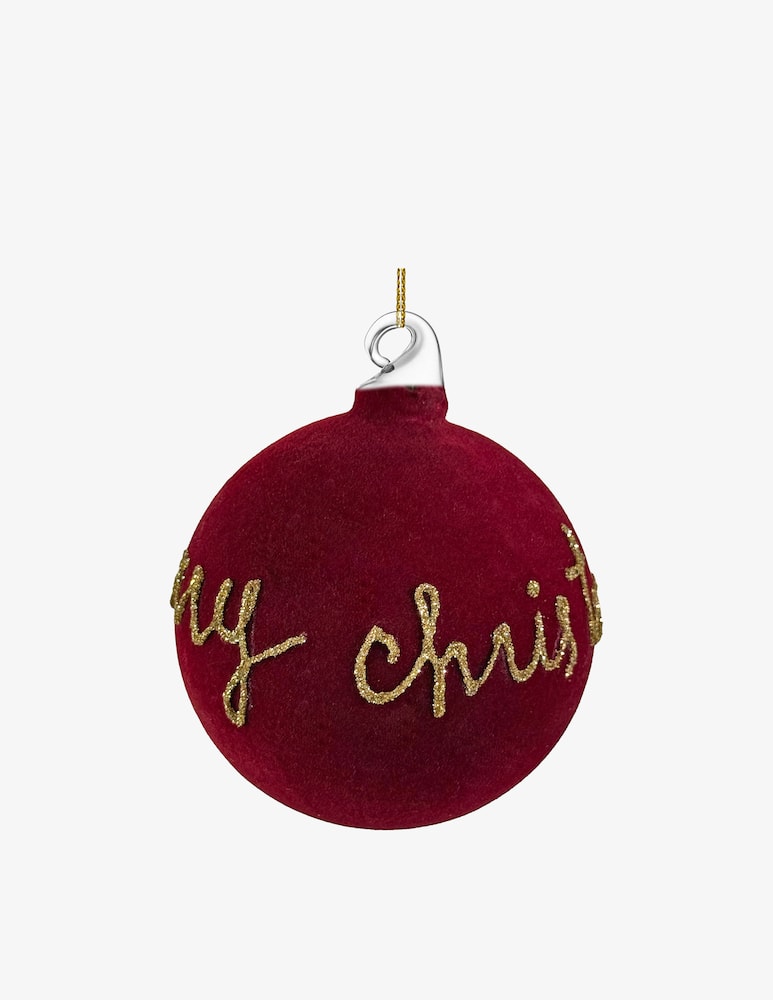 Shishi Pallina velluto Buon Natale - immagine 1 Shishi Pallina velluto Buon Natale - immagine 1