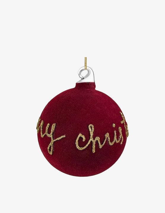Shishi - Pallina velluto Buon Natale - €10,00