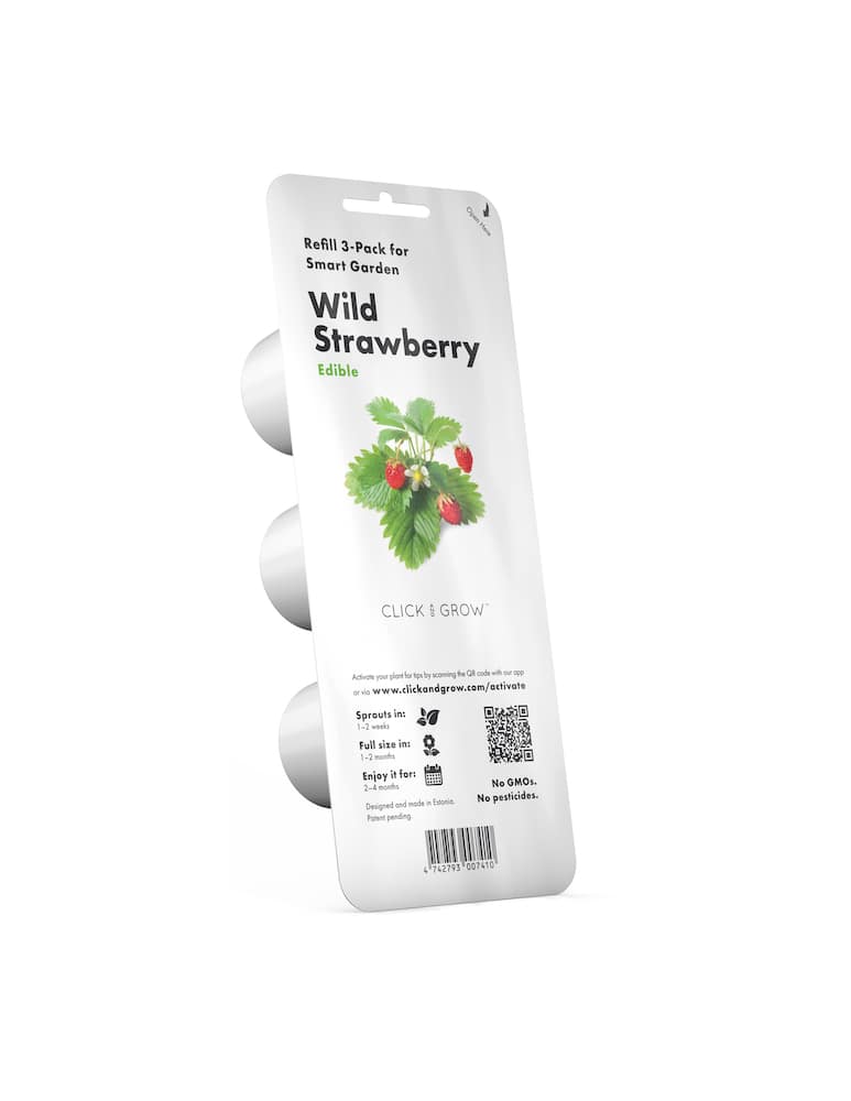 rinascente Click&Grow Ricarica  3 Pods Fragolina Selvatica - Bianco