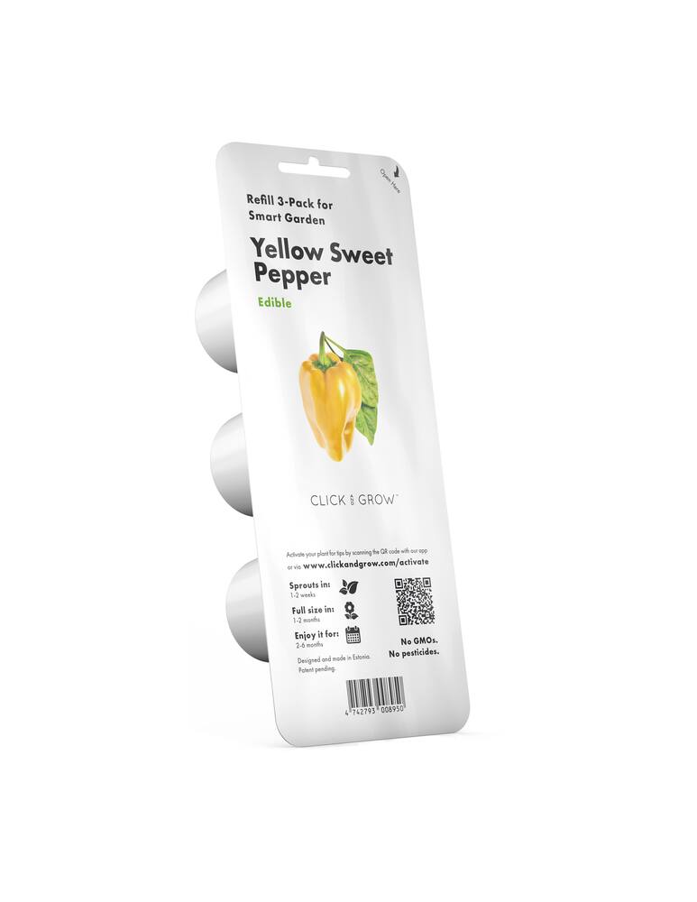 rinascente Click&Grow Ricarica  3 Pods Peperone Giallo Dolce - Bianco