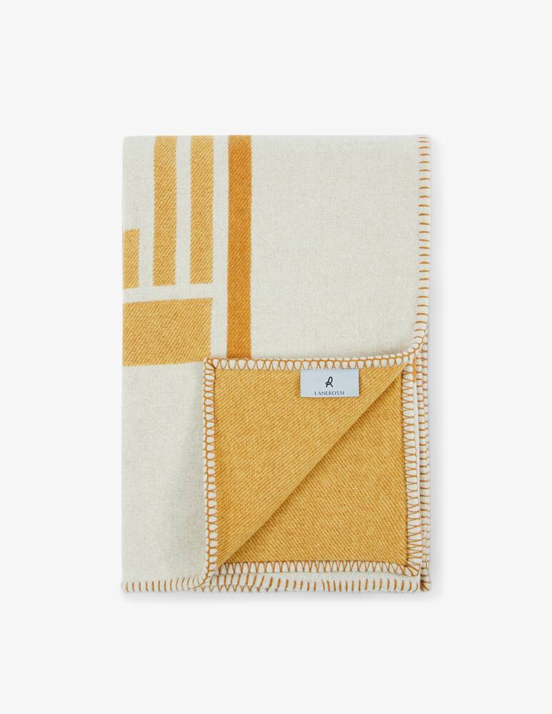 rinascente Lanerossi Metropolis Throw Ocher