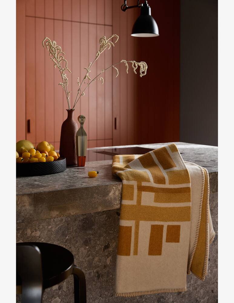 rinascente Lanerossi Metropolis Throw Ocher
