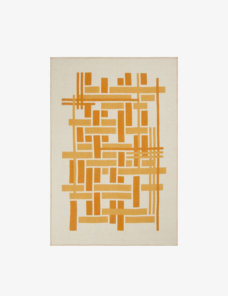 rinascente Lanerossi Metropolis Throw Ocher