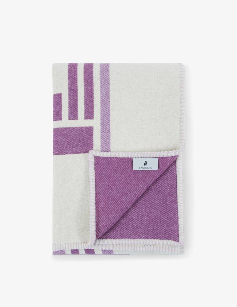 rinascente Lanerossi Metropolis Throw Mauve