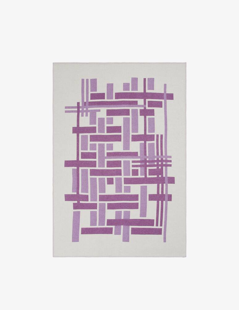 rinascente Lanerossi Metropolis Throw Mauve