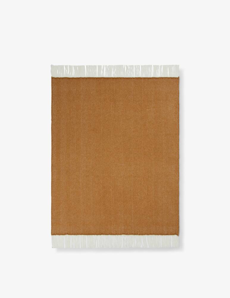 rinascente Lanerossi Uruguay Spina Maxi Plaid Cammello