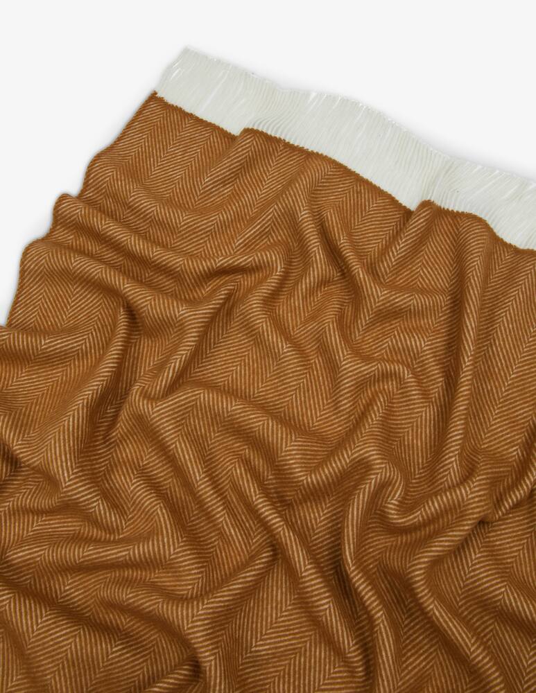 rinascente Lanerossi Uruguay Spina Maxi Plaid Cammello