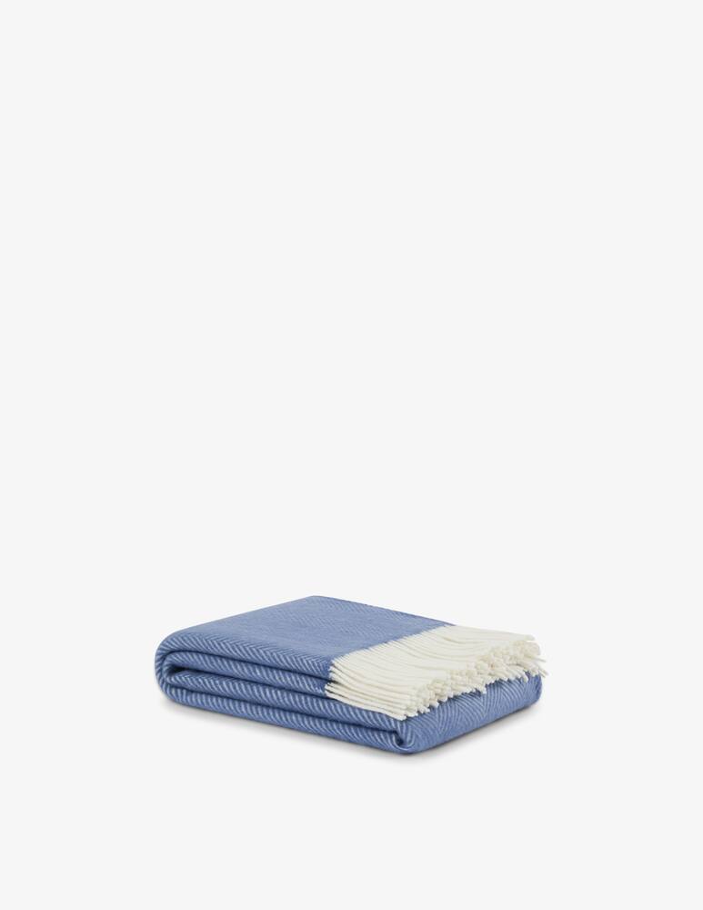 rinascente Lanerossi Uruguay Spina Maxi Plaid Avio