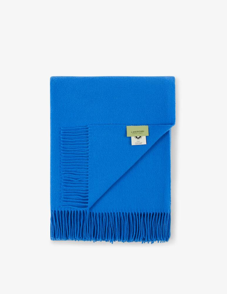 rinascente Lanerossi Uruguay Throw Ocean Blue