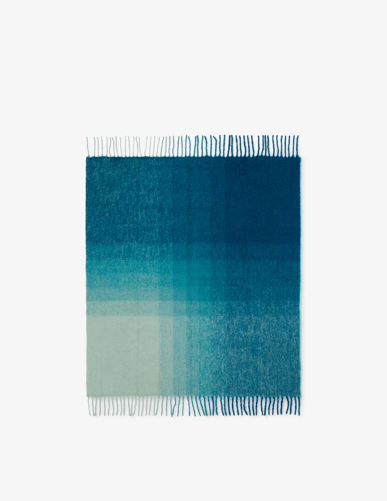 rinascente Lanerossi Degradè Throw Water Blue